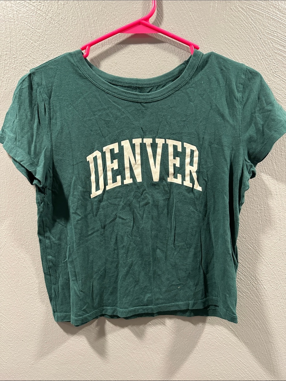 Hollister Dark Green DENVER Short Sleeve Tee
